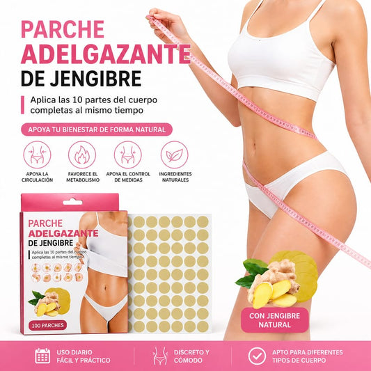 👉 Parche Adelgazante de Jengibre – ¡El aliado que complementa tu rutina para bajar de peso!