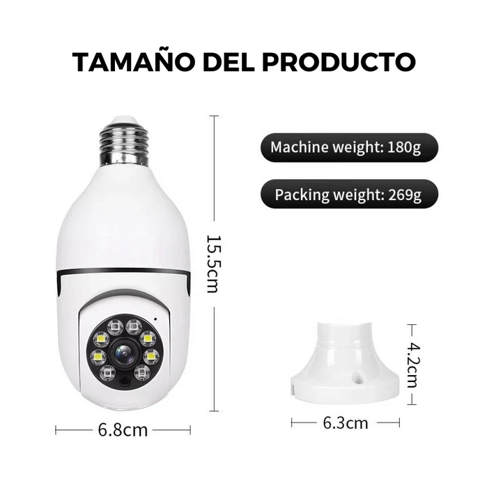 Cámara de Seguridad ORIGINAL + Memoria de 32 GB GRATIS