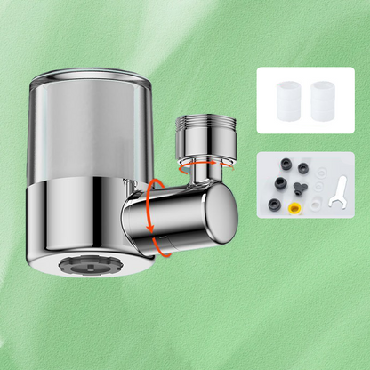 Purificador de agua para grifos domésticos de acero inoxidable sin instalació