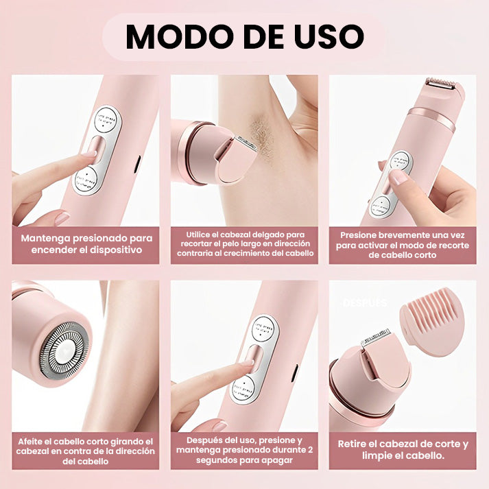 Afeitadora Doble Cabezal Eléctrica