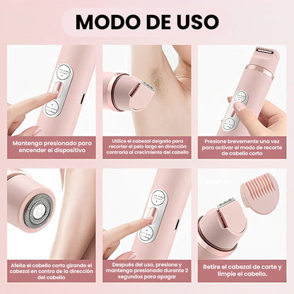 Afeitadora Doble Cabezal Eléctrica